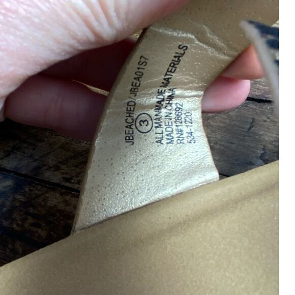 Steve Madden Girls Glittery Leopard Print‎ Sandal size 3 - Picture 5 of 6